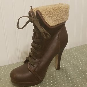 Madden girl heeled winter boots